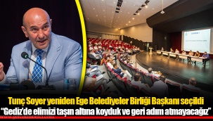 “Gediz’de elimizi taşın altına koyduk ve geri adım atmayacağız”
