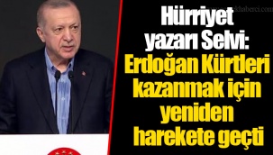 Hürriyet yazarı Selvi: Erdoğan Kürtleri kazanmak için yeniden harekete geçti