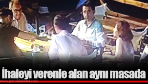 İhaleyi verenle alan aynı masada