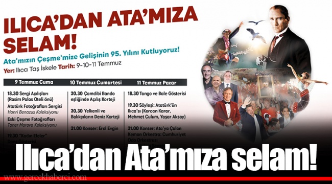 Ilıca’dan Ata’mıza selam!
