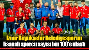 İzmir Büyükşehir Belediyespor’un lisanslı sporcu sayısı bin 100’e ulaştı