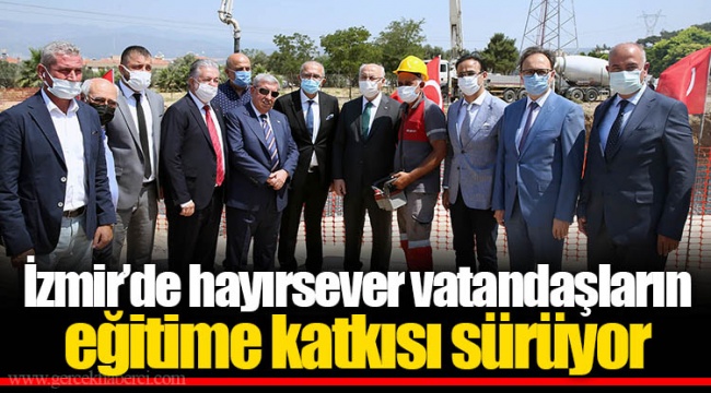 İzmir’de hayırsever vatandaşların eğitime katkısı sürüyor