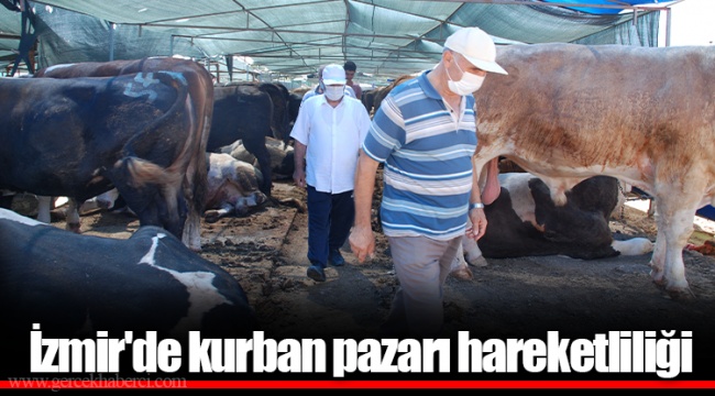 İzmir'de kurban pazarı hareketliliği
