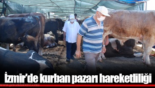 İzmir'de kurban pazarı hareketliliği