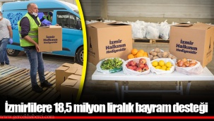 İzmirlilere 18,5 milyon liralık bayram desteği