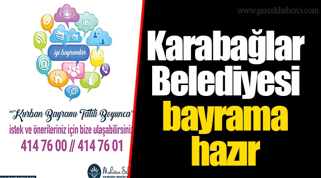 Karabağlar Belediyesi bayrama hazır