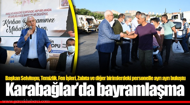 Karabağlar’da bayramlaşma