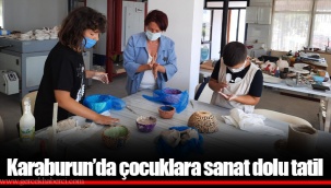 Karaburun’da çocuklara sanat dolu tatil