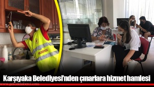 Karşıyaka Belediyesi’nden çınarlara hizmet hamlesi