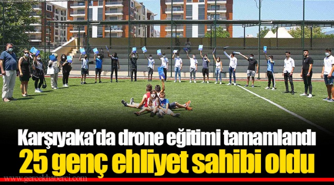 Karşıyaka’da drone eğitimi tamamlandı
