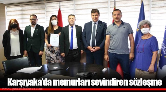 Karşıyaka’da memurları sevindiren sözleşme