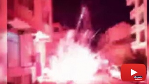 Kına gecesinde az kalsın havai fişek faciası yaşanıyordu