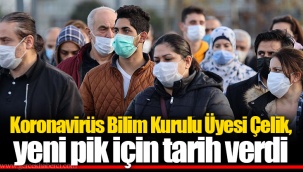Koronavirüs Bilim Kurulu Üyesi Çelik, yeni pik için tarih verdi