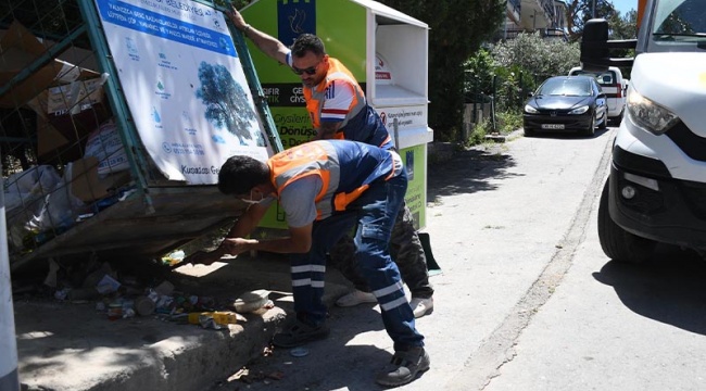 Kuşadası Belediyesi, bayram tatili boyunca 4 bin ton çöp topladı