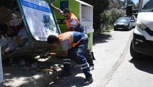 Kuşadası Belediyesi, bayram tatili boyunca 4 bin ton çöp topladı