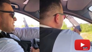 Magandalık yaptığı yetmedi, sosyal medyada da paylaştı