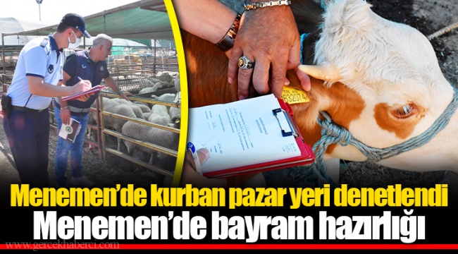 Menemen’de bayram hazırlığı