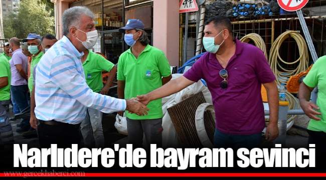 Narlıdere'de bayram sevinci