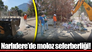 Narlıdere’de moloz seferberliği!