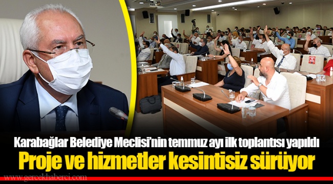 Proje ve hizmetler kesintisiz sürüyor
