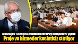 Proje ve hizmetler kesintisiz sürüyor