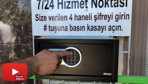 Şifreyi giren kasadan diplomasını alıyor