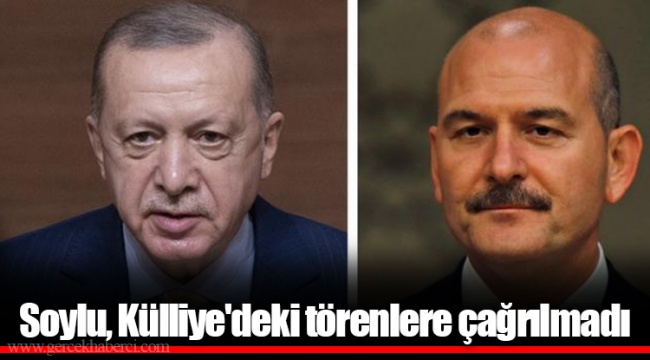 Soylu, Külliye'deki törenlere çağrılmadı