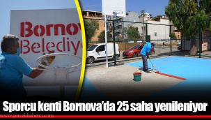 Sporcu kenti Bornova’da 25 saha yenileniyor