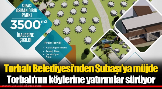 Torbalı’nın köylerine yatırımlar sürüyor