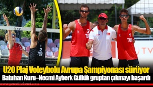 U20 Plaj Voleybolu Avrupa Şampiyonası sürüyor