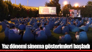 Yaz dönemi sinema gösterimleri başladı
