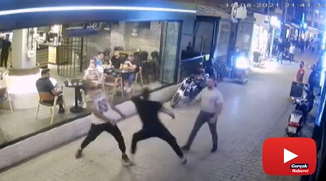 2 grup arasındaki kavga boks maçını aratmadı