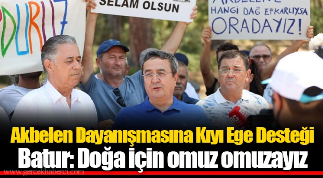 Akbelen Dayanışmasına Kıyı Ege Desteği