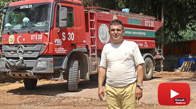 Alevler arasında kalıp arazözünü terk etmeyen operatör: “85 milyonun hakkı var”