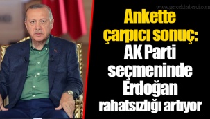 Ankette çarpıcı sonuç: AK Parti seçmeninde Erdoğan rahatsızlığı artıyor