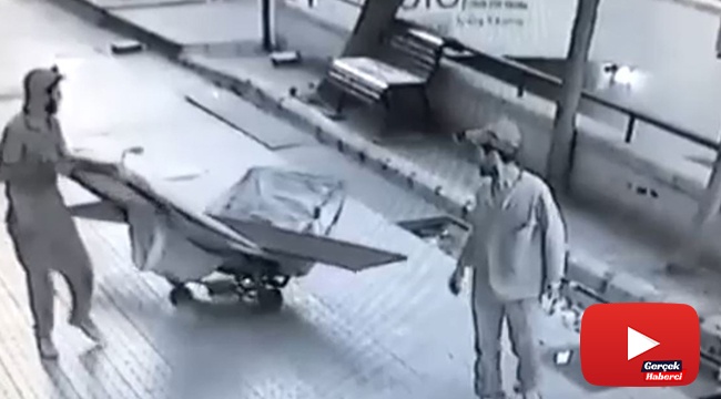 Antalya'da mazgal hırsızlarının rahat tavırları pes dedirtti