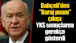 Bahçeli'den