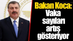 Bakan Koca: Vaka sayıları artış gösteriyor