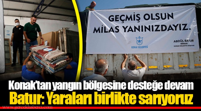 Batur: Yaraları birlikte sarıyoruz