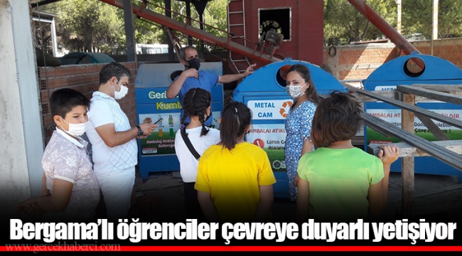 Bergama’lı öğrenciler çevreye duyarlı yetişiyor