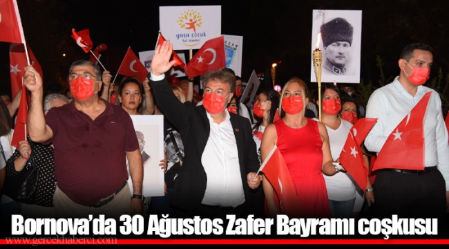 Bornova'da 30 Ağustos Zafer Bayramı coşkusu