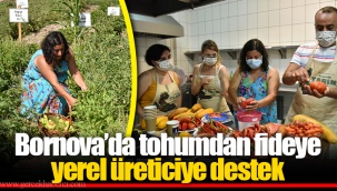 Bornova’da tohumdan fideye yerel üreticiye destek