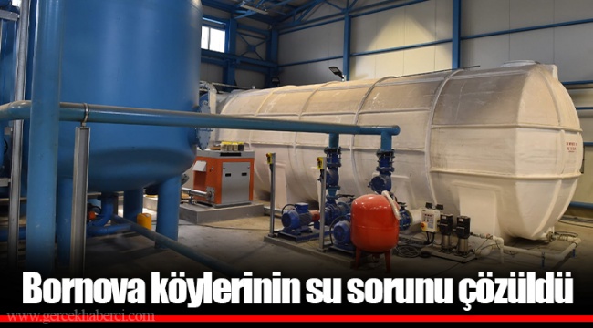 Bornova köylerinin su sorunu çözüldü