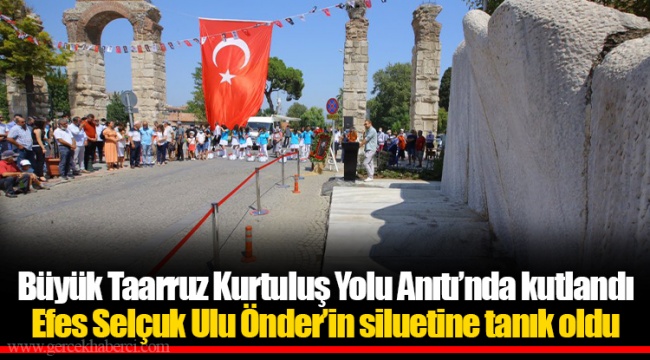Büyük Taarruz Kurtuluş Yolu Anıtı’nda kutlandı