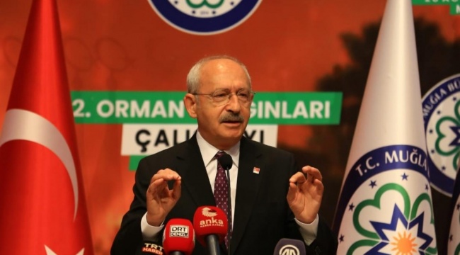 CHP Genel Başkanı Kılıçdaroğlu: Eğer orman yangınlarının yüzde 42'sinin çıkış nedeni bilinemiyorsa siz sorunu çözemezsiniz