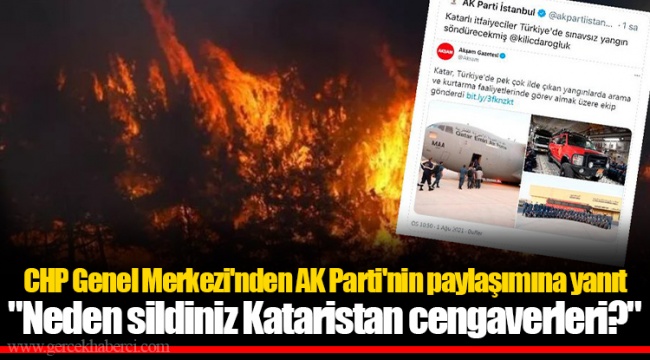 CHP Genel Merkezi'nden AK Parti'nin paylaşımına yanıt