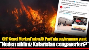 CHP Genel Merkezi'nden AK Parti'nin paylaşımına yanıt
