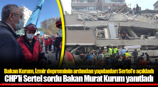 CHP’li Sertel sordu Bakan Murat Kurum yanıtladı
