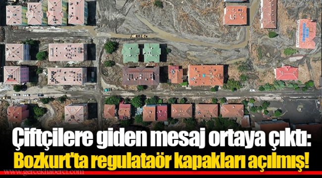 Çiftçilere giden mesaj ortaya çıktı: Bozkurt'ta regulataör kapakları açılmış!