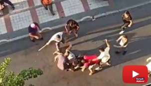 Çocukların kavgasına büyükler de karışınca ortalık karıştı